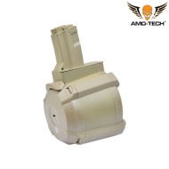 Caricatore elettrico 1200bb foxtrot dark earth per serie mp5 amo-tech® (amt-js-foxtrot-de)