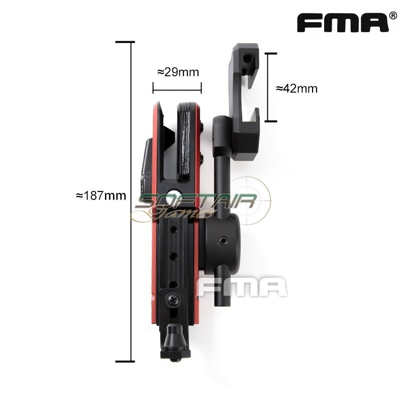 FMA Ultra Holster - Alluminum CNC Red FMA (fma-tb1464-rd)