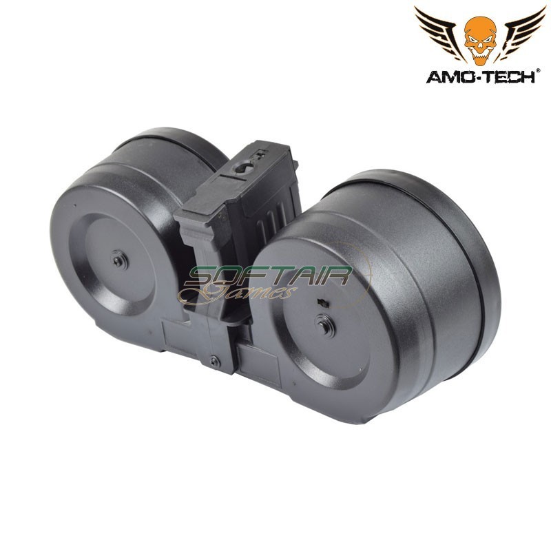 Electric magazine 2500bb king black for ak series amo-tech® (amt-js