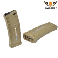 Mid-cap magazine 150bb alfa w/dummy bullets dark earth for m4 series amo-tech® (amt-js-alfa-de)