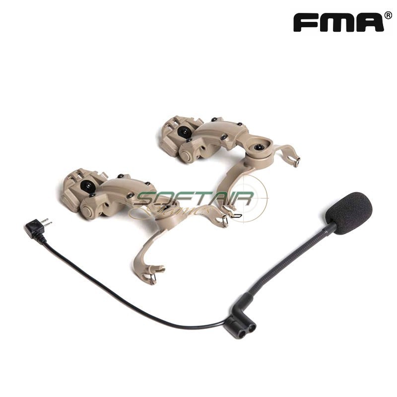 Adattatore elmetto COM-AMP mount per COMTAC II o III - DARK EARTH FMA (fma-tb1443-de) Adattatore elmetto COM-AMP mount per COMTAC II o III - DARK EARTH FMA (fma-tb1443-de)
