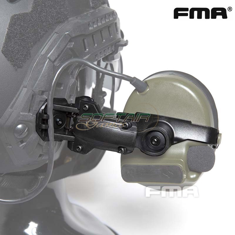 Adattatore elmetto COM-AMP mount per COMTAC II o III - BLACK FMA (fma-tb1443-bk) Adattatore elmetto COM-AMP mount per COMTAC II o III - BLACK FMA (fma-tb1443-bk)