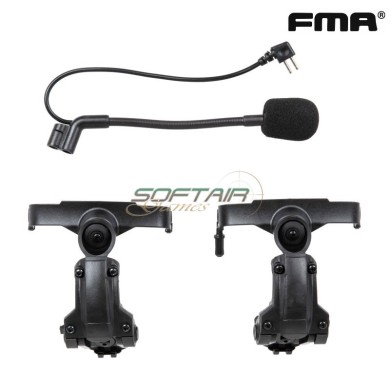 Adattatore elmetto COM-AMP mount per COMTAC II o III - BLACK FMA (fma-tb1443-bk)