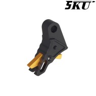 CNC trigger Type Killer Velocity Black-Gold for Glock Marui/WE 5KU (5ku-gb-553-bk) CNC trigger Type Killer Velocity Black-Gold for Glock Marui/WE 5KU (5ku-gb-553-bk)
