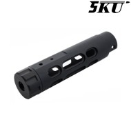 Outer Barrel BLACK Type B for AAP-01 pistol 5KU (5ku-abaap-008-bk)