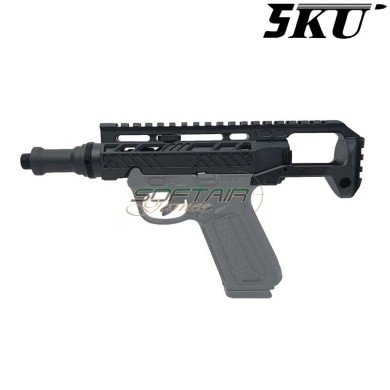 Carbine Kit Type-A BLACK for AAP-01 5KU (5ku-abaap-018-bk)