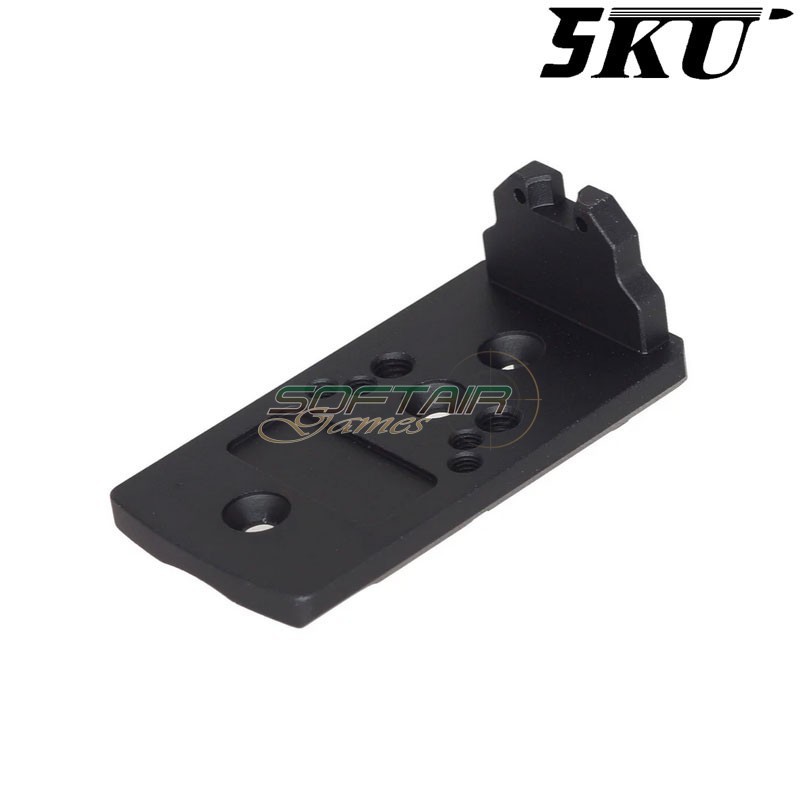 RMR mount e tacca di mira Glow Fiber per AAP-01 5KU (5ku-abaap-021-bk)