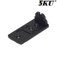 RMR mount e tacca di mira Glow Fiber per AAP-01 5KU (5ku-abaap-021-bk)