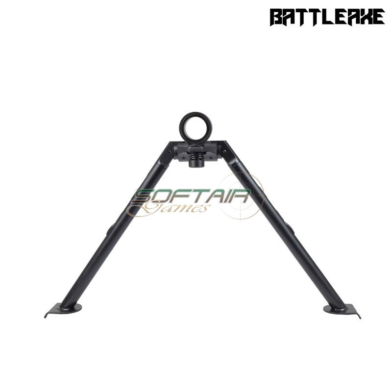 Foldable and extensible bipod for m249 series BLACK BATTLEAXE (01-6a)