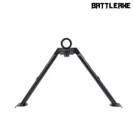 Bipiede pieghevole ed estensibile per serie m249 NERO BATTLEAXE (01-6a)