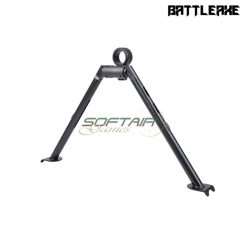 Bipiede pieghevole ed estensibile per serie m249 NERO BATTLEAXE (01-6a)