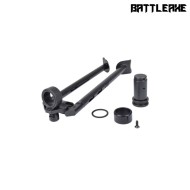 Bipiede pieghevole ed estensibile per serie m249 NERO BATTLEAXE (01-6a)