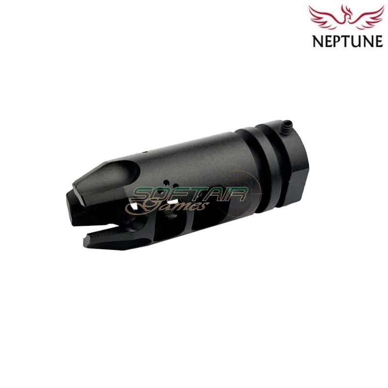 Flash hider 14mm CCW BLACK VG6 Epsilon 556 style Neptnue (nte-241-bk)