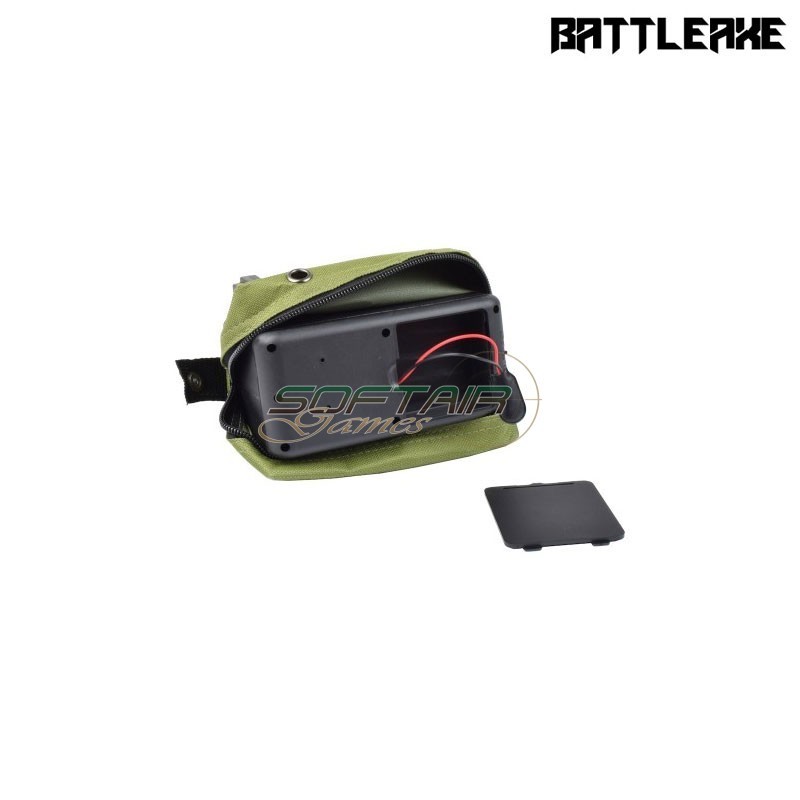 Caricatore elettrico 2000 colpi per m249 OLIVE DRAB BATTLEAXE (D249OD)