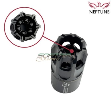 Flash hider Venom + Oppressor BLACK Strike Ind. style Neptune (nte-249-bk)