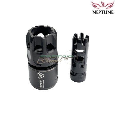 Flash hider Venom + Oppressor BLACK Strike Ind. style Neptune (nte-249-bk)