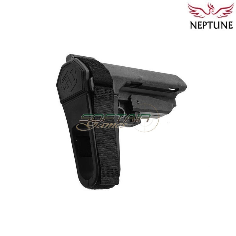 Stabilizing Brace Style Stock BLACK Neptune (nte-227-bk) Stabilizing Brace Style Stock BLACK Neptune (nte-227-bk)