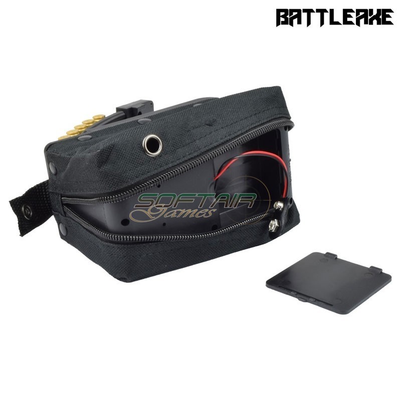 electric magazine 2000 BBS for mk46 minimi BLACK BATTLEAXE (minimi drum bk)