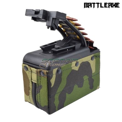 Electric magazine 2000 BBS for mk46 minimi WOODLAND BATTLEAXE (MINIMI DRUM MC)