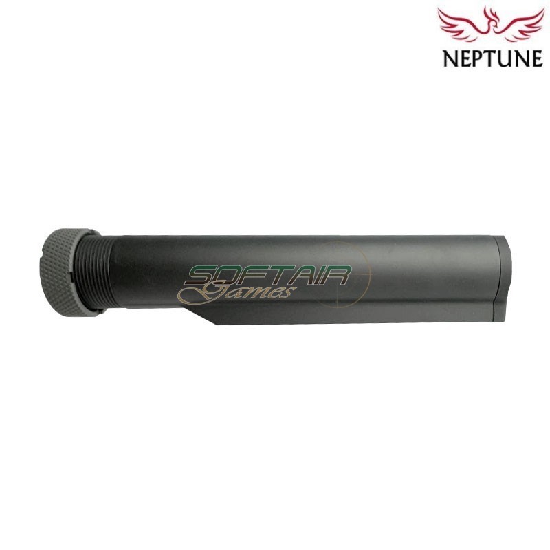 Tubo calcio in metallo BLACK per M4 AEG Neptune (nte-132-bk)