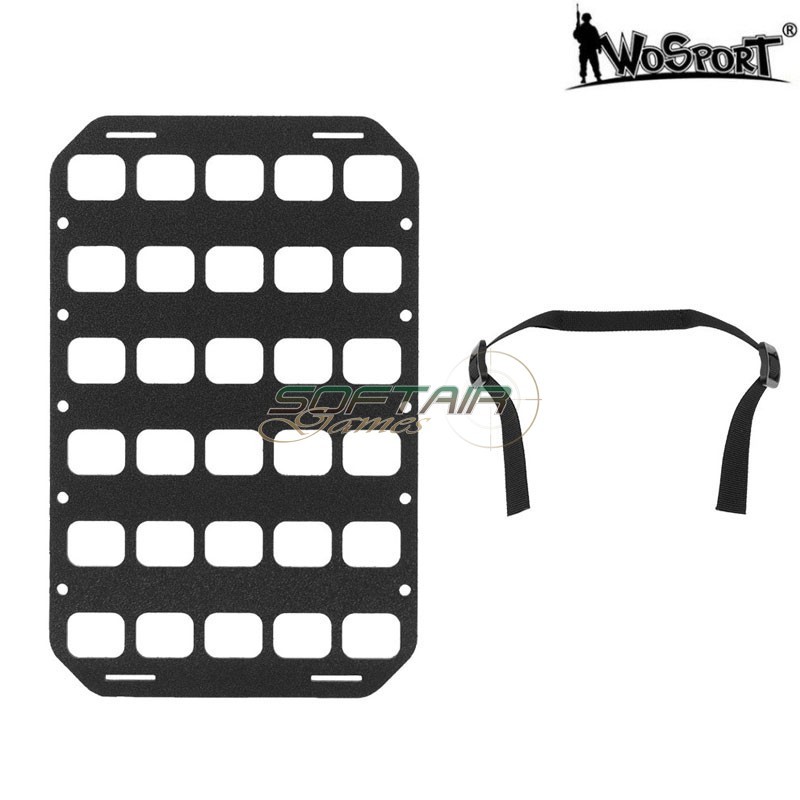 Tactical storage plate 8 x 12.5 inch WOSPORT (wo-mp01)