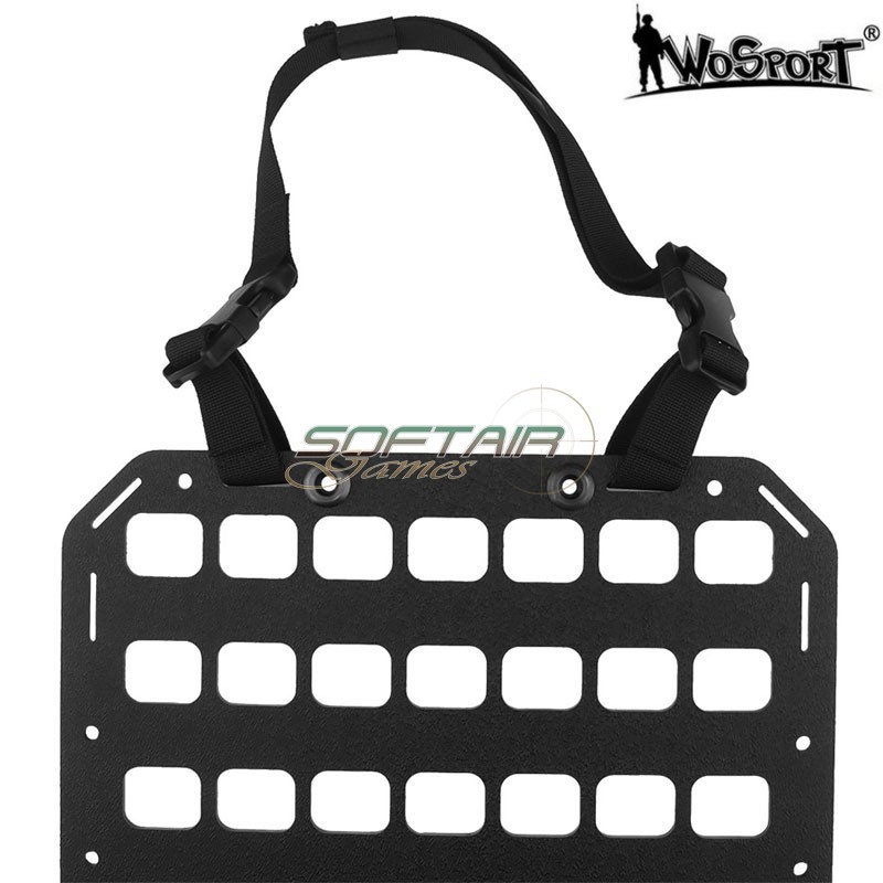 Tactical storage plate 12.2 x 21 inch WOSPORT (wo-mp03)