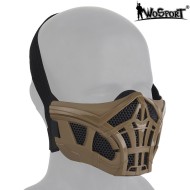 mezza maschera scorpion TAN WOSPORT  (wo-ma201t) mezza maschera scorpion TAN WOSPORT  (wo-ma201t)
