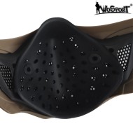 mezza maschera scorpion TAN WOSPORT  (wo-ma201t) mezza maschera scorpion TAN WOSPORT  (wo-ma201t)