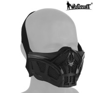 Mezza maschera scorpion NERA WOSPORT  (wo-ma201b) Mezza maschera scorpion NERA WOSPORT  (wo-ma201b)