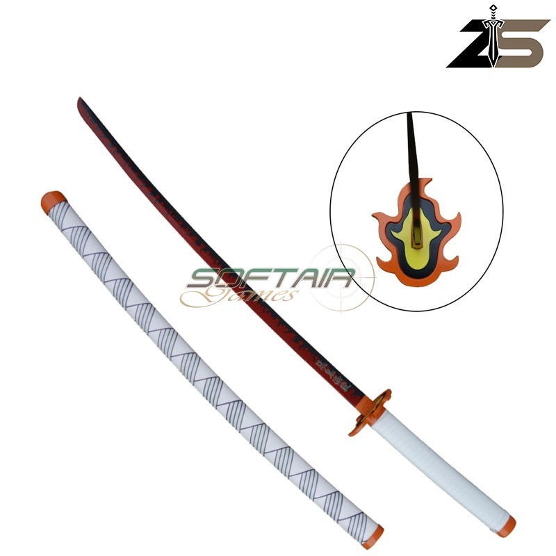 Katana ornamentale Rengoku Kyojuro (zs656) Katana ornamentale Rengoku Kyojuro (zs656)