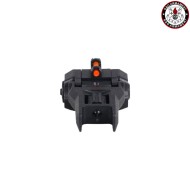 Dual profile flip-up fiber optic sights black G&G (g03261)