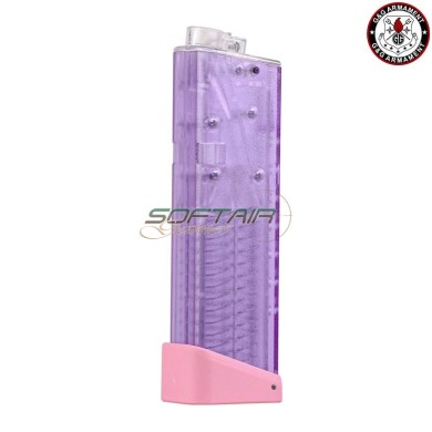 Caricatore monofilare 68 colpi per arp 9 PINK PURPLE G&G (g08213-2)