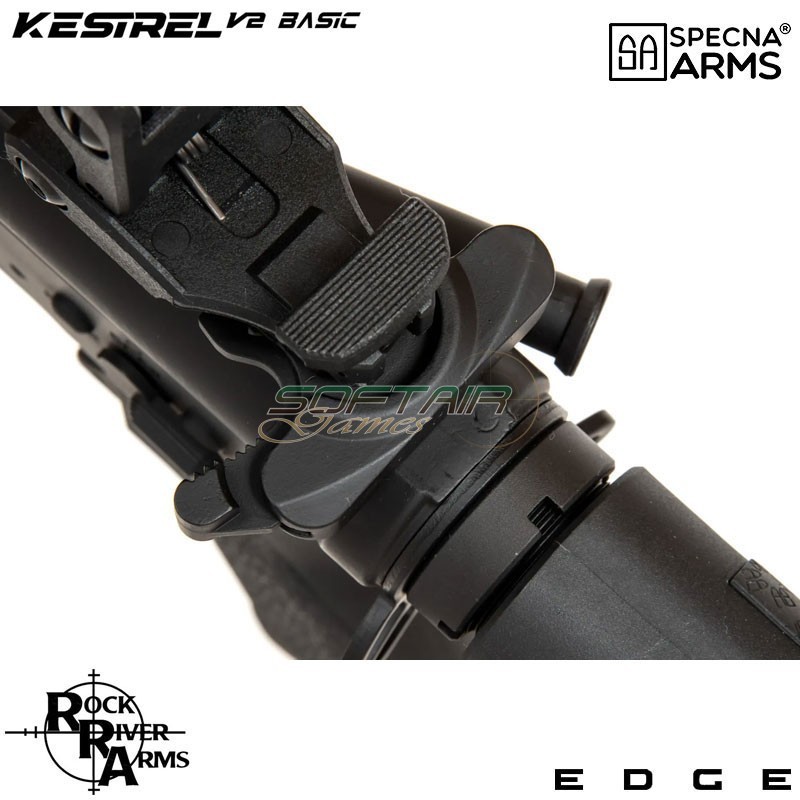 Electric Rifle SA-E05 Edge™ Kestrel™ RRA M4 Carbine Light Ops Stock BLACK Specna Arms® (spe-01-044344)