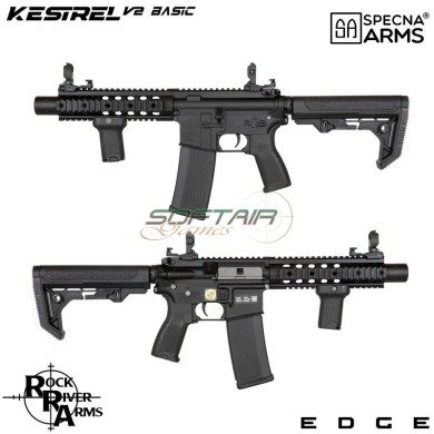 Electric Rifle SA-E05 Edge™ Kestrel™ RRA M4 Carbine Light Ops Stock BLACK Specna Arms® (spe-01-044344)