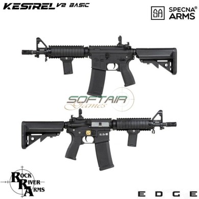 Electric Rifle SA-E04 Edge™ Kestrel™ RRA CQB-R Carbine Replica BLACK Specna Arms® (spe-01-044342)