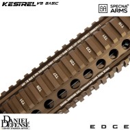 Electric Rifle Daniel Defense® SA-E19 Edge™ Kestrel™ MK18 Mod1 Carbine Replica CHAOS BRONZE Specna Arms® (spe-01-044349)