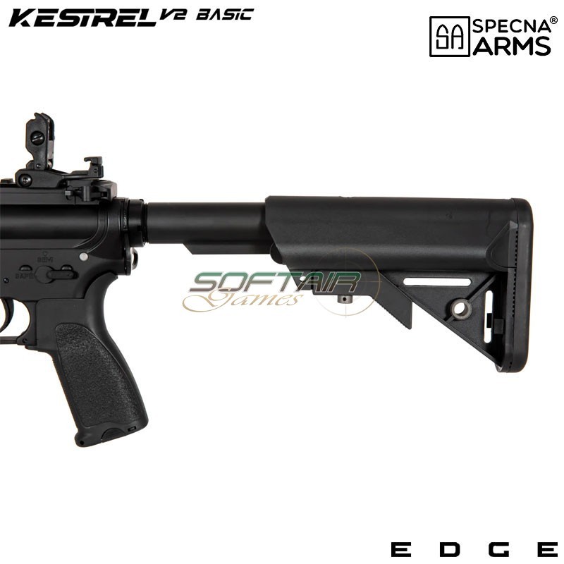 Electric Rifle SA-E20 Edge™ M4 LC Rex Carbine Replica BLACK Specna Arms® (spe-01-044350)