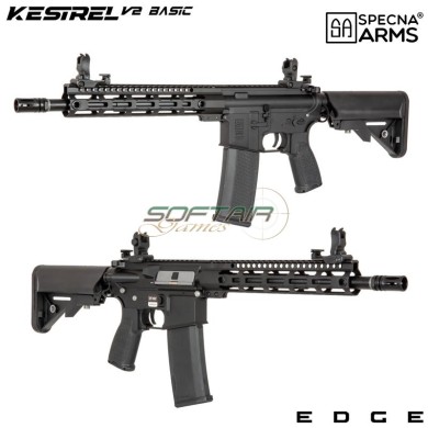Electric Rifle SA-E20 Edge™ M4 LC Rex Carbine Replica BLACK Specna Arms® (spe-01-044350)