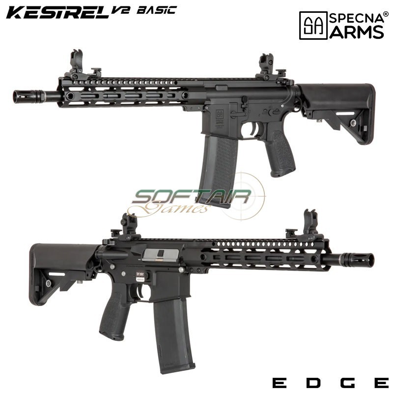 Fucile Elettrico SA-E20 Edge™ M4 LC Rex Carbine Replica BLACK Specna Arms® (spe-01-044350)