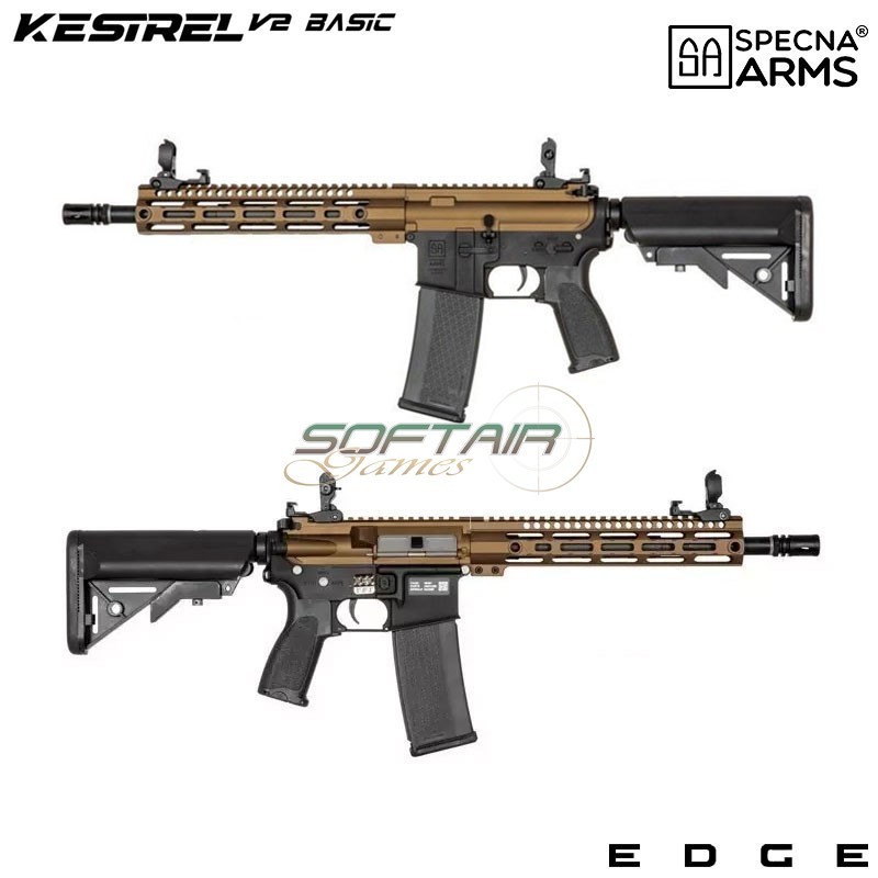 Electric Rifle SA-E20 Edge™ M4 LC Rex Carbine Replica HALF-BRONZE Specna Arms® (spe-01-044351)