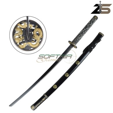 copy of Ornamental katana dragon engraving ZSwords (ZS626bk)