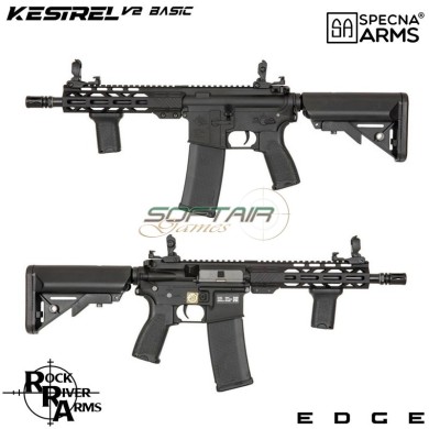 Electric Rifle SA-E25 Edge™ Kestrel™ RRA MK Zev CQB style Carbine Replica BLACK Specna Arms® (spe-01-044354)