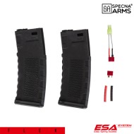 Fucile elettrico SA-F20 FLEX™ ETU™ LC style BLACK specna arms® (spe-01-040802)