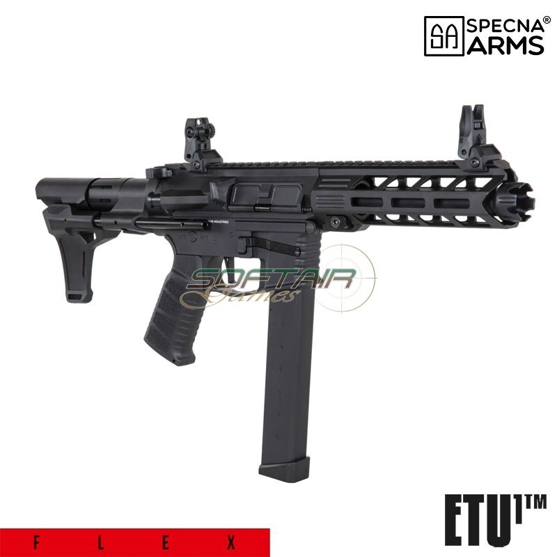 Electric rifle SA-FX10 FLEX™ ETU1™ BLACK Specna Arms® (spe-01-039599)