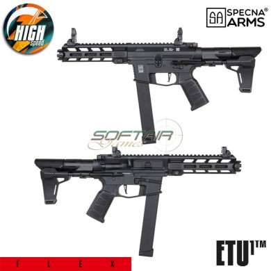 Electric rifle SA-FX10 FLEX™ ETU1™ High Speed 30rps BLACK Specna Arms® (spe-01-039600)