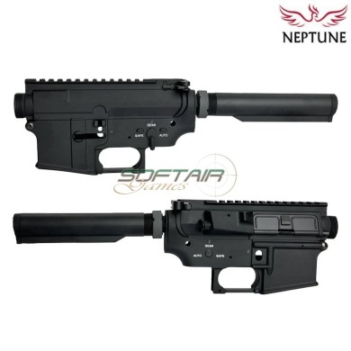 Body M4 QDV2 AEG in metallo Mur type BLACK Neptune (nte-127q)