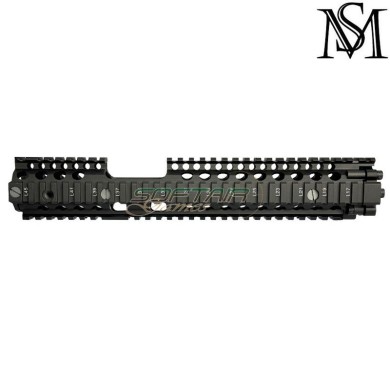 Rail M4A1 FSP RIS II 12" WOLF BLACK for AEG DD Style MilSim (ms-516-12-wb)