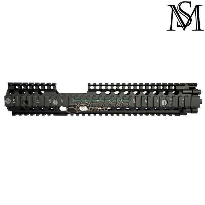 Rail M4A1 FSP RIS II 12" WOLF BLACK for AEG DD Style MilSim (ms-516-12-wb) Rail M4A1 FSP RIS II 12" WOLF BLACK for AEG DD Style MilSim (ms-516-12-wb)