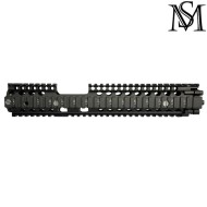 Rail M4A1 FSP RIS II 12" WOLF BLACK for AEG DD Style MilSim (ms-516-12-wb) Rail M4A1 FSP RIS II 12" WOLF BLACK for AEG DD Style MilSim (ms-516-12-wb)