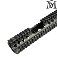 Rail M4A1 FSP RIS II 12" WOLF BLACK for AEG DD Style MilSim (ms-516-12-wb) Rail M4A1 FSP RIS II 12" WOLF BLACK for AEG DD Style MilSim (ms-516-12-wb)